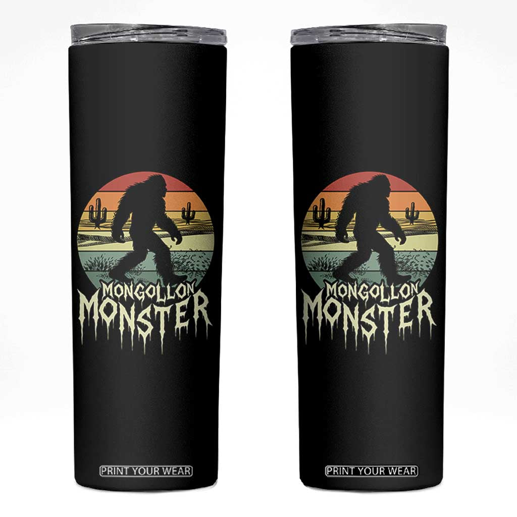 Mysterious Mogollon Monster Skinny Tumbler Arizona Wilderness Enigma TS12 Black Print Your Wear