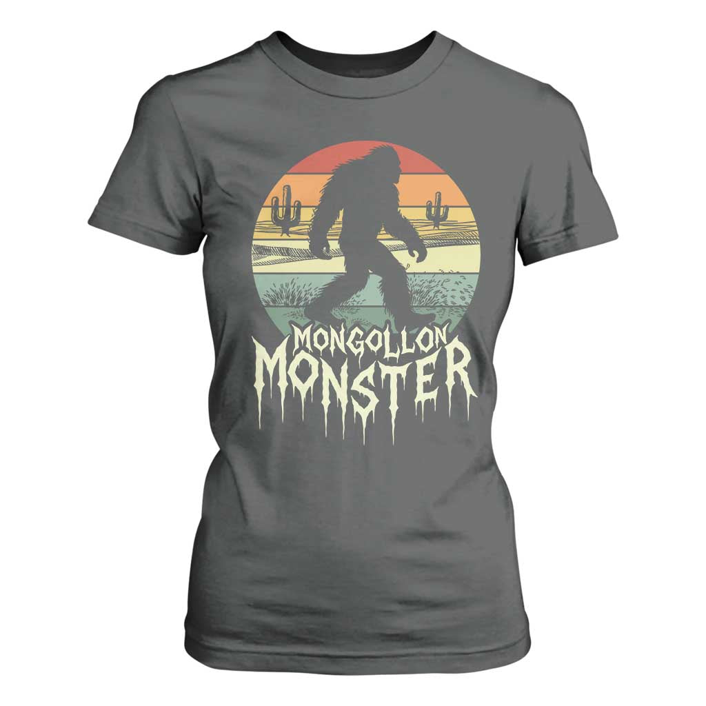 Mysterious Mogollon Monster T Shirt For Women Arizona Wilderness Enigma TS12 Dark Heather Print Your Wear