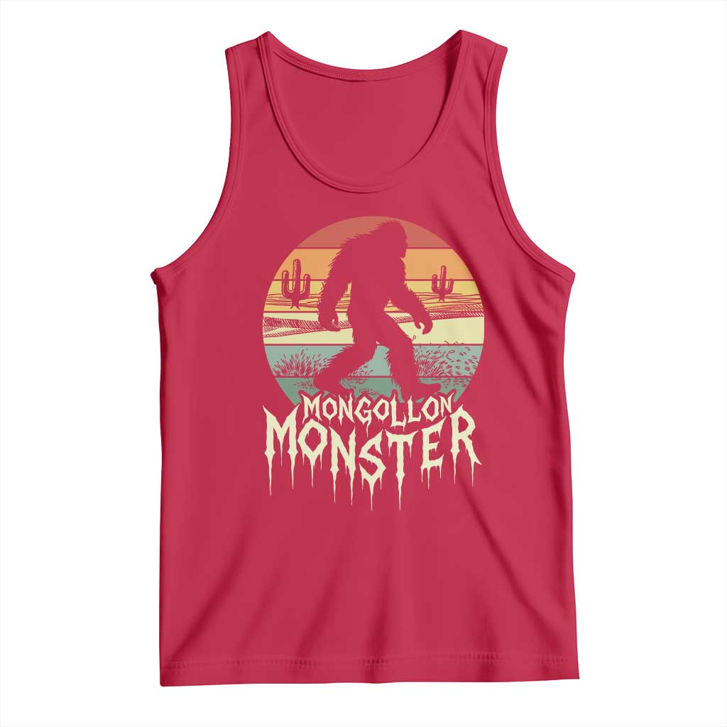 Mysterious Mogollon Monster Tank Top Arizona Wilderness Enigma TS12 Red Print Your Wear