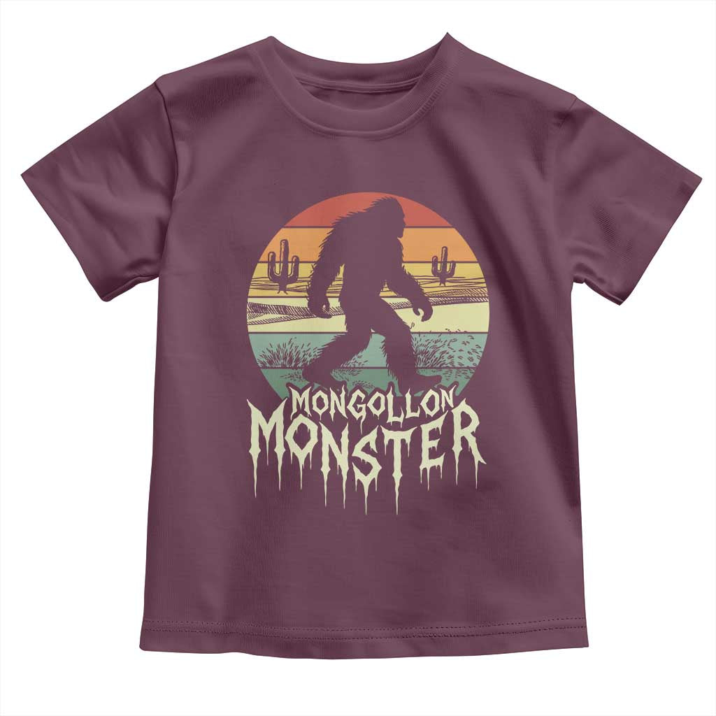 Mysterious Mogollon Monster Toddler T Shirt Arizona Wilderness Enigma TS12 Maroon Print Your Wear