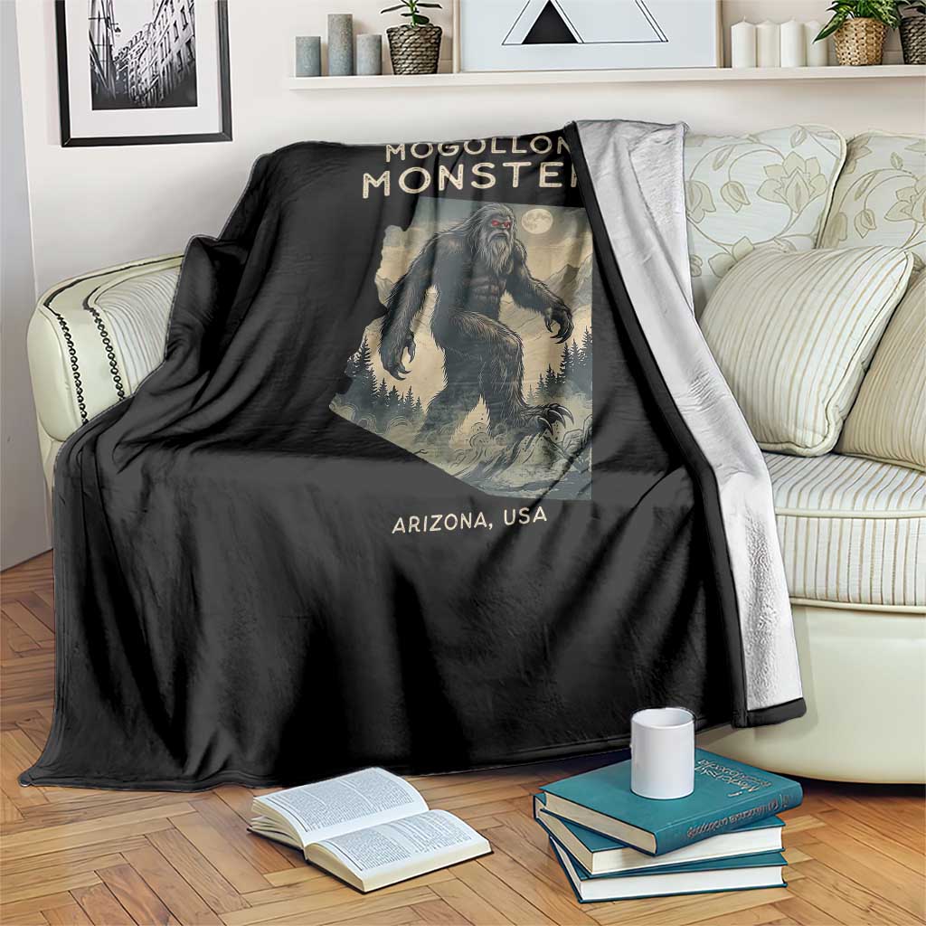 Arizona Cryptid Lover Throw Blanket Home Of The Mogollon Monster TS12 Print Your Wear