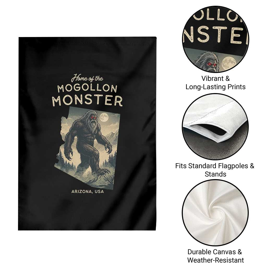 Arizona Cryptid Lover Garden Flag Home Of The Mogollon Monster TS12 Print Your Wear