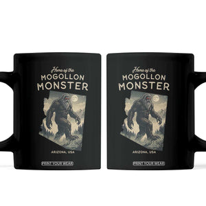 Arizona Cryptid Lover Coffee Mug Home Of The Mogollon Monster TS12 Black Print Your Wear