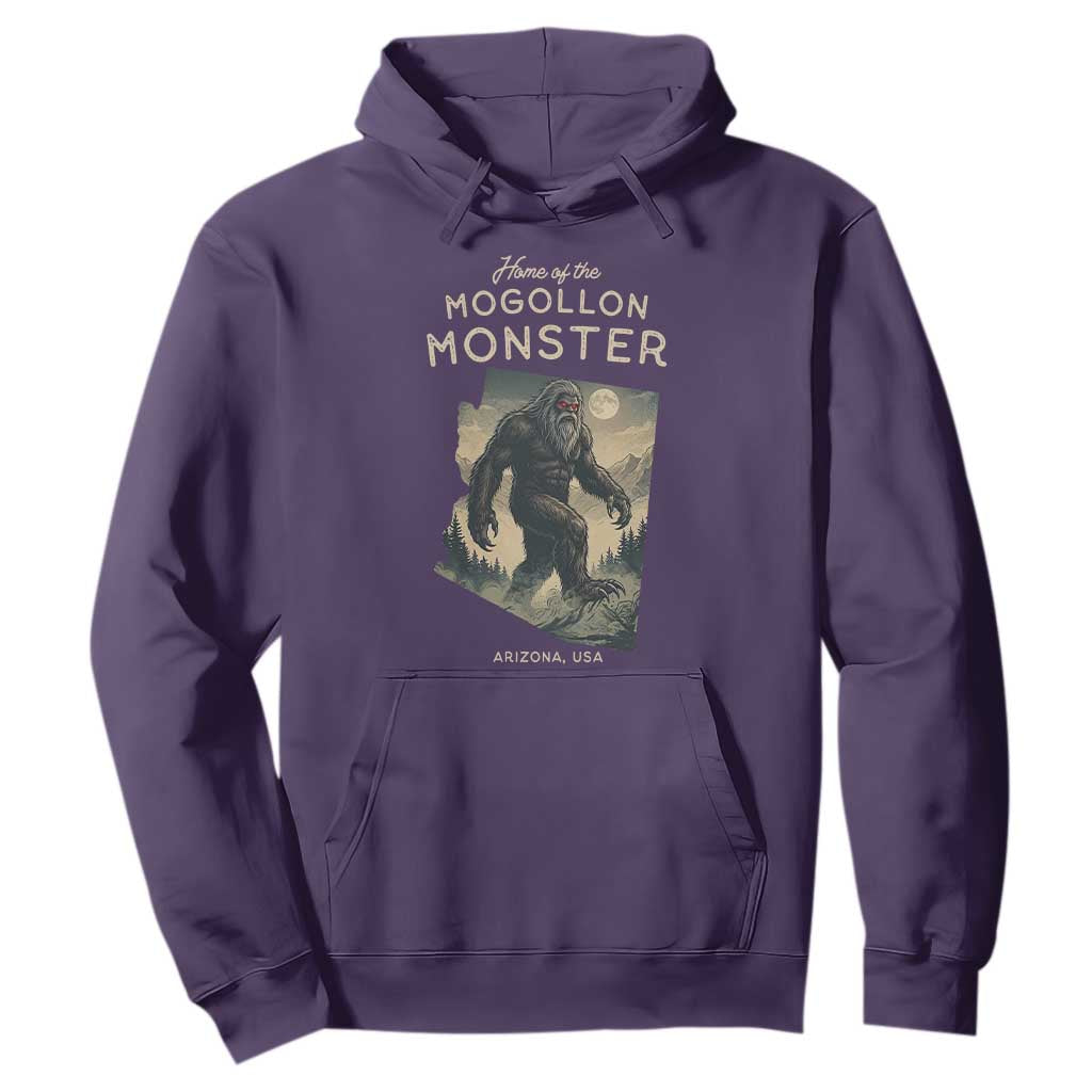 Arizona Cryptid Lover Hoodie Home Of The Mogollon Monster TS12 Purple Print Your Wear