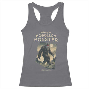 Arizona Cryptid Lover Racerback Tank Top Home Of The Mogollon Monster TS12 Charcoal Print Your Wear