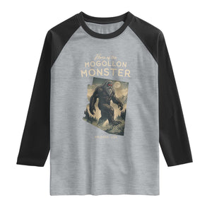 Arizona Cryptid Lover Raglan Shirt Home Of The Mogollon Monster