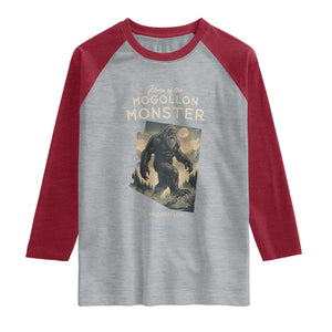 Arizona Cryptid Lover Raglan Shirt Home Of The Mogollon Monster