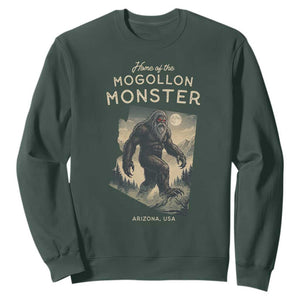 Arizona Cryptid Lover Sweatshirt Home Of The Mogollon Monster TS12 Dark Forest Green Print Your Wear