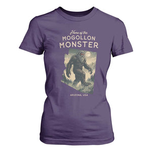 Arizona Cryptid Lover T Shirt For Women Home Of The Mogollon Monster TS12 Purple Print Your Wear
