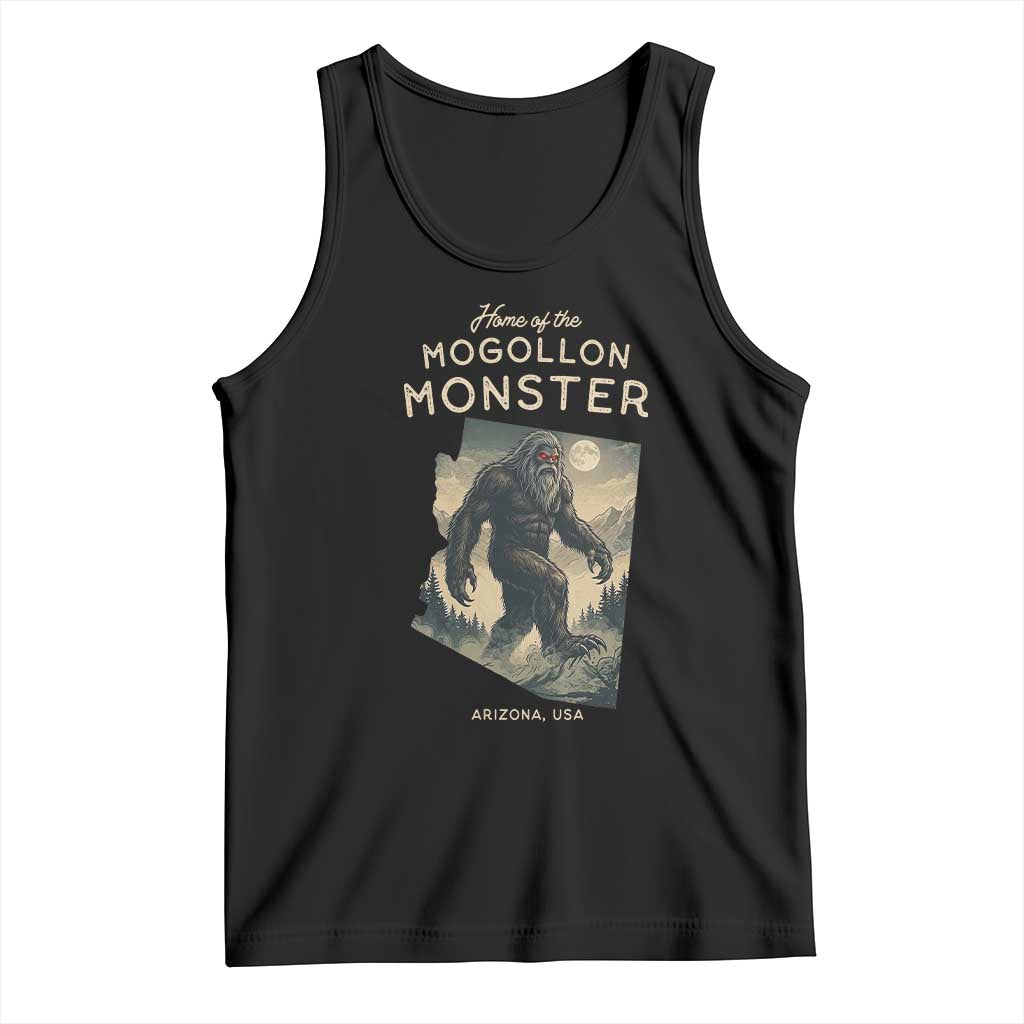 Arizona Cryptid Lover Tank Top Home Of The Mogollon Monster TS12 Black Print Your Wear