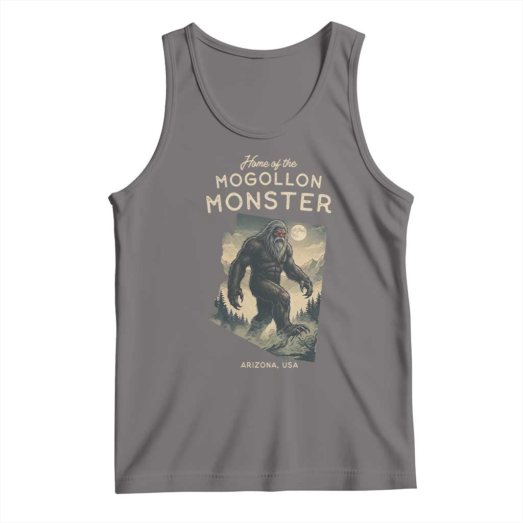 Arizona Cryptid Lover Tank Top Home Of The Mogollon Monster TS12 Deep Heather Print Your Wear