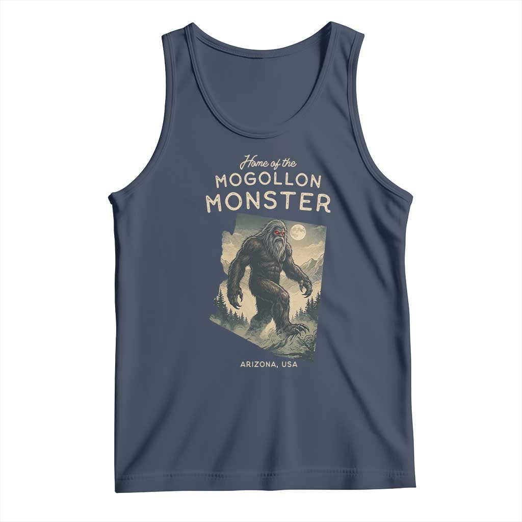 Arizona Cryptid Lover Tank Top Home Of The Mogollon Monster TS12 Navy Print Your Wear