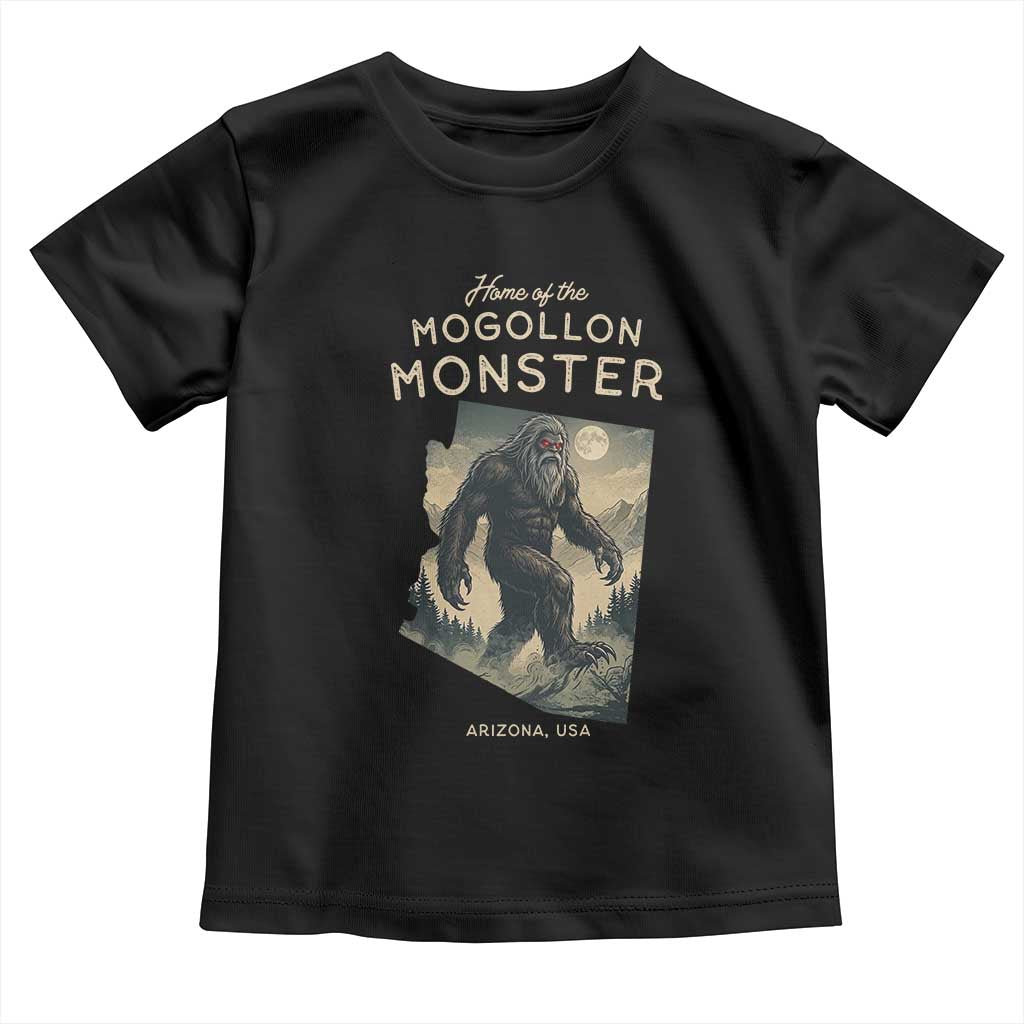 Arizona Cryptid Lover Toddler T Shirt Home Of The Mogollon Monster TS12 Black Print Your Wear