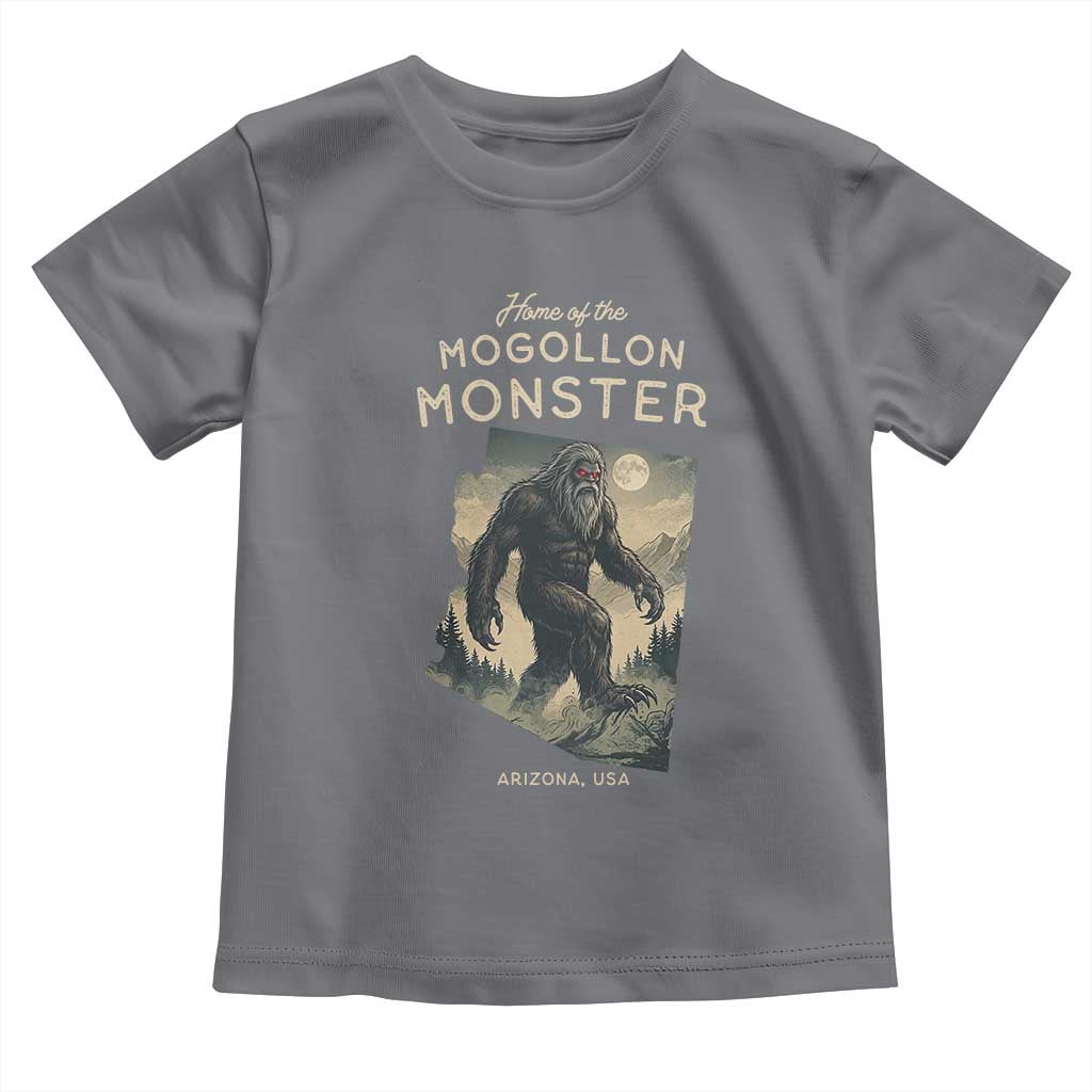 Arizona Cryptid Lover Toddler T Shirt Home Of The Mogollon Monster TS12 Charcoal Print Your Wear