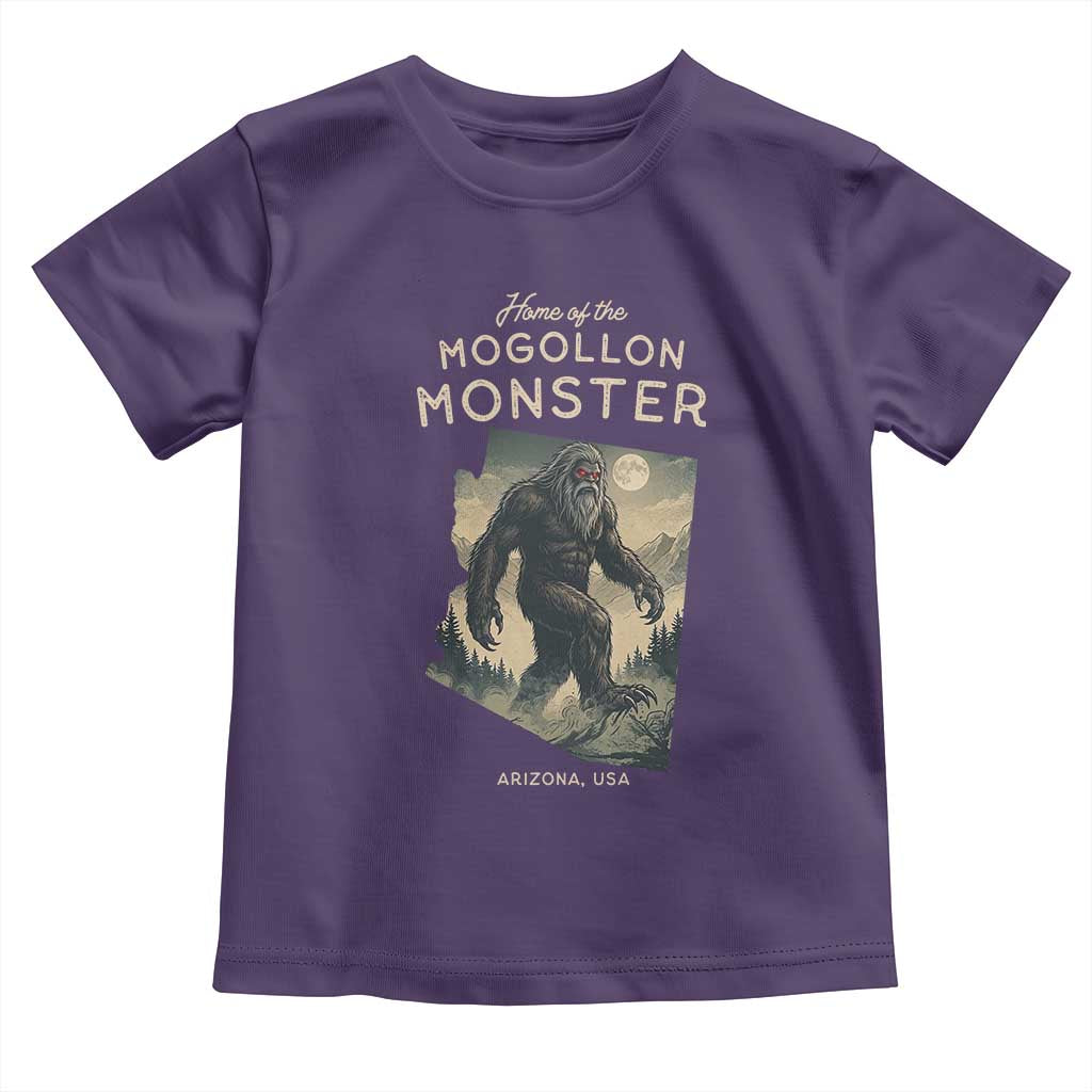 Arizona Cryptid Lover Toddler T Shirt Home Of The Mogollon Monster TS12 Purple Print Your Wear