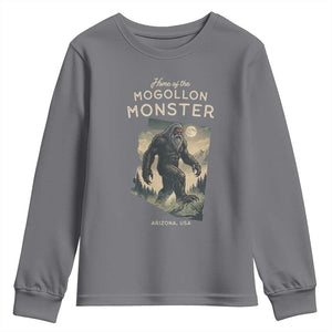Arizona Cryptid Lover Youth Sweatshirt Home Of The Mogollon Monster TS12 Charcoal Print Your Wear
