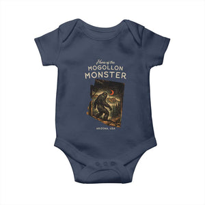 Mogollon Monster Arizona Baby Onesie Home Of The Cryptid Lover TS12 Navy Print Your Wear