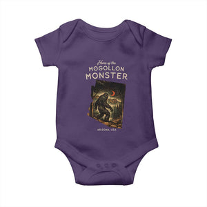 Mogollon Monster Arizona Baby Onesie Home Of The Cryptid Lover TS12 Purple Print Your Wear