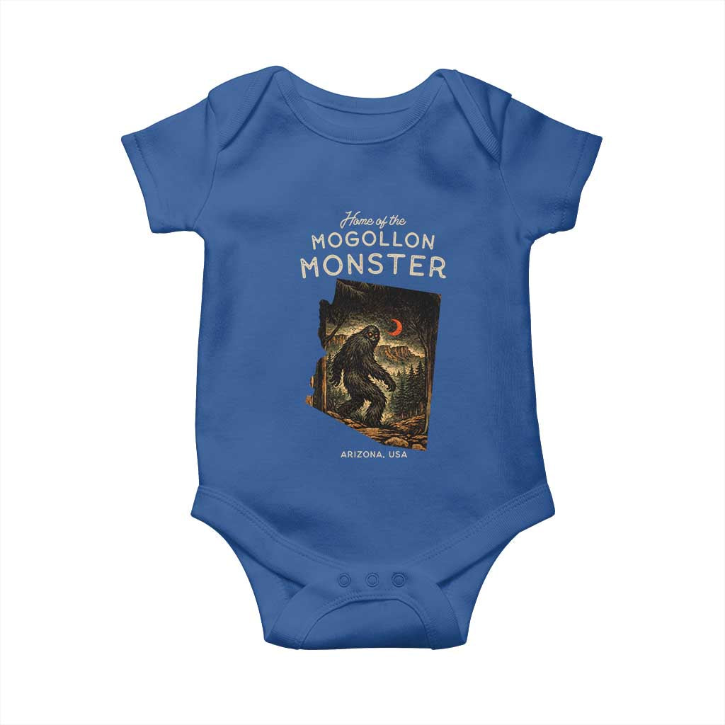 Mogollon Monster Arizona Baby Onesie Home Of The Cryptid Lover TS12 Royal Blue Print Your Wear
