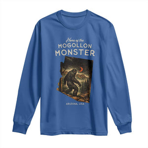 Mogollon Monster Arizona Long Sleeve Shirt Home Of The Cryptid Lover TS12 Royal Blue Print Your Wear