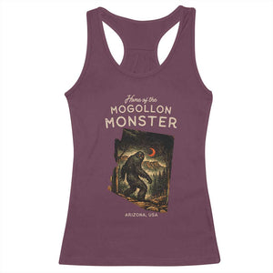 Mogollon Monster Arizona Racerback Tank Top Home Of The Cryptid Lover TS12 Maroon Print Your Wear