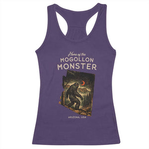 Mogollon Monster Arizona Racerback Tank Top Home Of The Cryptid Lover TS12 Purple Print Your Wear