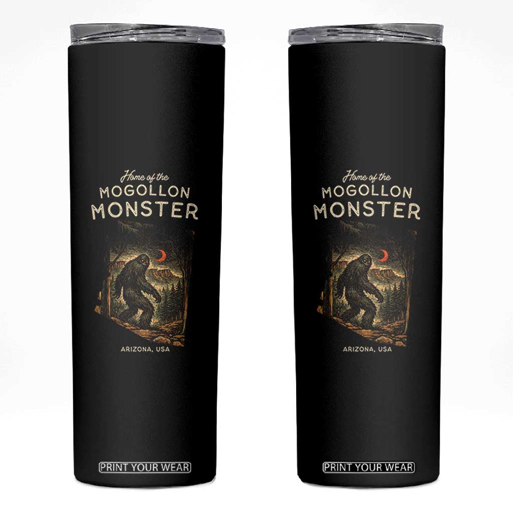 Mogollon Monster Arizona Skinny Tumbler Home Of The Cryptid Lover TS12 Black Print Your Wear