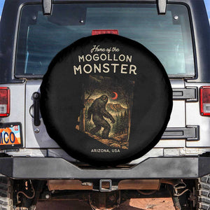 Mogollon Monster Arizona Spare Tire Cover Home Of The Cryptid Lover TS12 No hole Black Print Your Wear