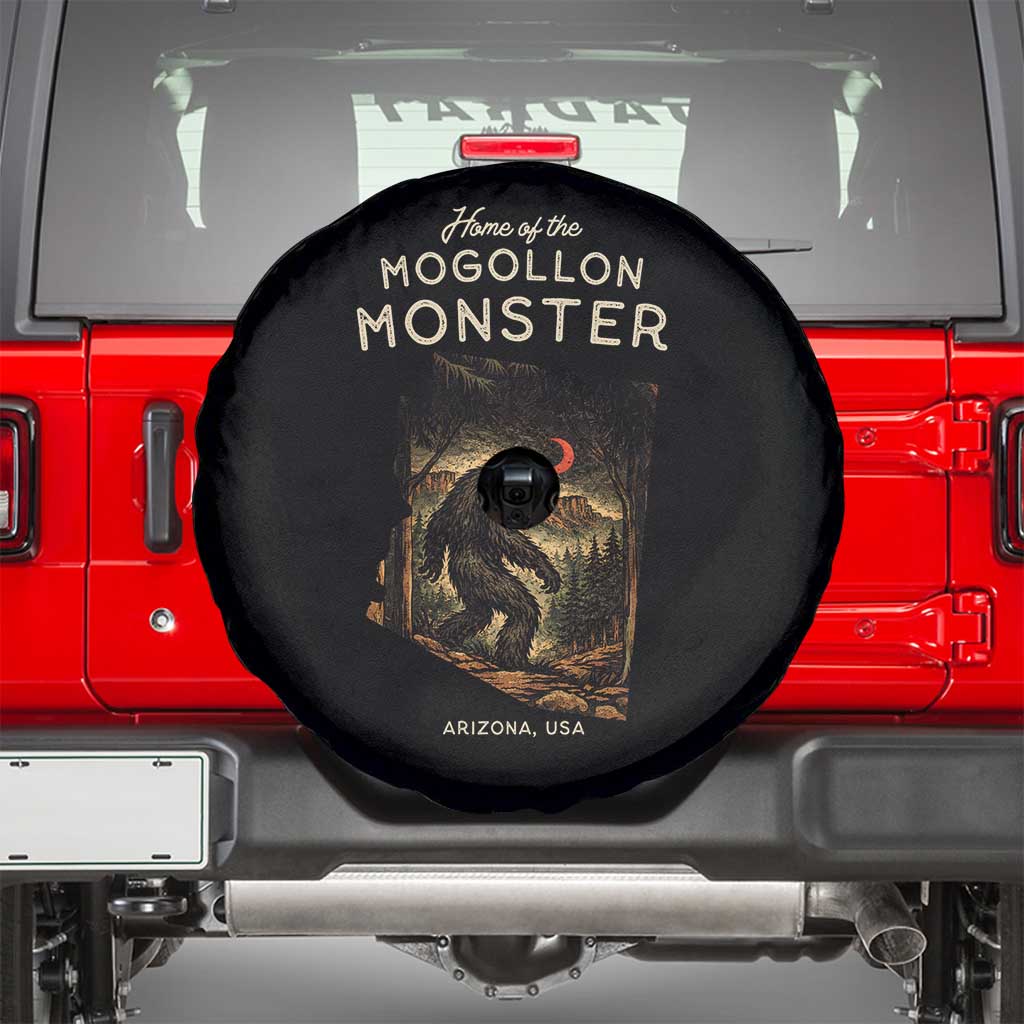 Mogollon Monster Arizona Spare Tire Cover Home Of The Cryptid Lover TS12 Black Print Your Wear