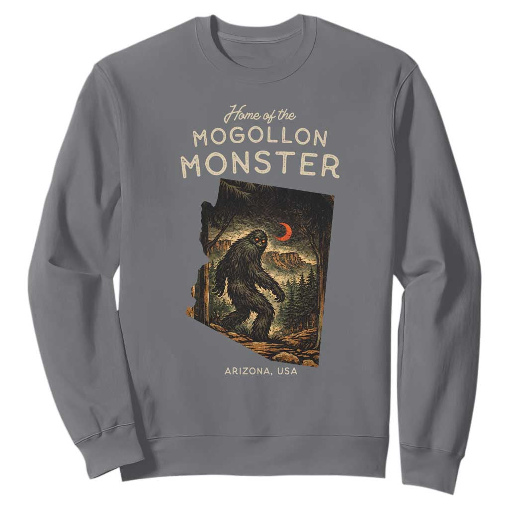 Mogollon Monster Arizona Sweatshirt Home Of The Cryptid Lover TS12 Charcoal Print Your Wear