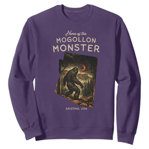 Mogollon Monster Arizona Sweatshirt Home Of The Cryptid Lover TS12 Purple Print Your Wear