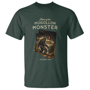 Mogollon Monster Arizona T Shirt Home Of The Cryptid Lover TS12 Dark Forest Green Print Your Wear