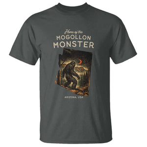 Mogollon Monster Arizona T Shirt Home Of The Cryptid Lover TS12 Dark Heather Print Your Wear