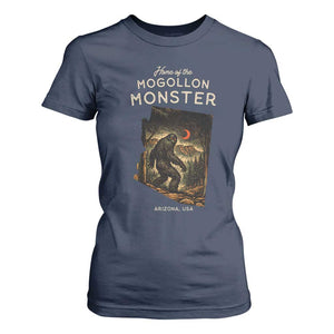 Mogollon Monster Arizona T Shirt For Women Home Of The Cryptid Lover TS12 Navy Print Your Wear