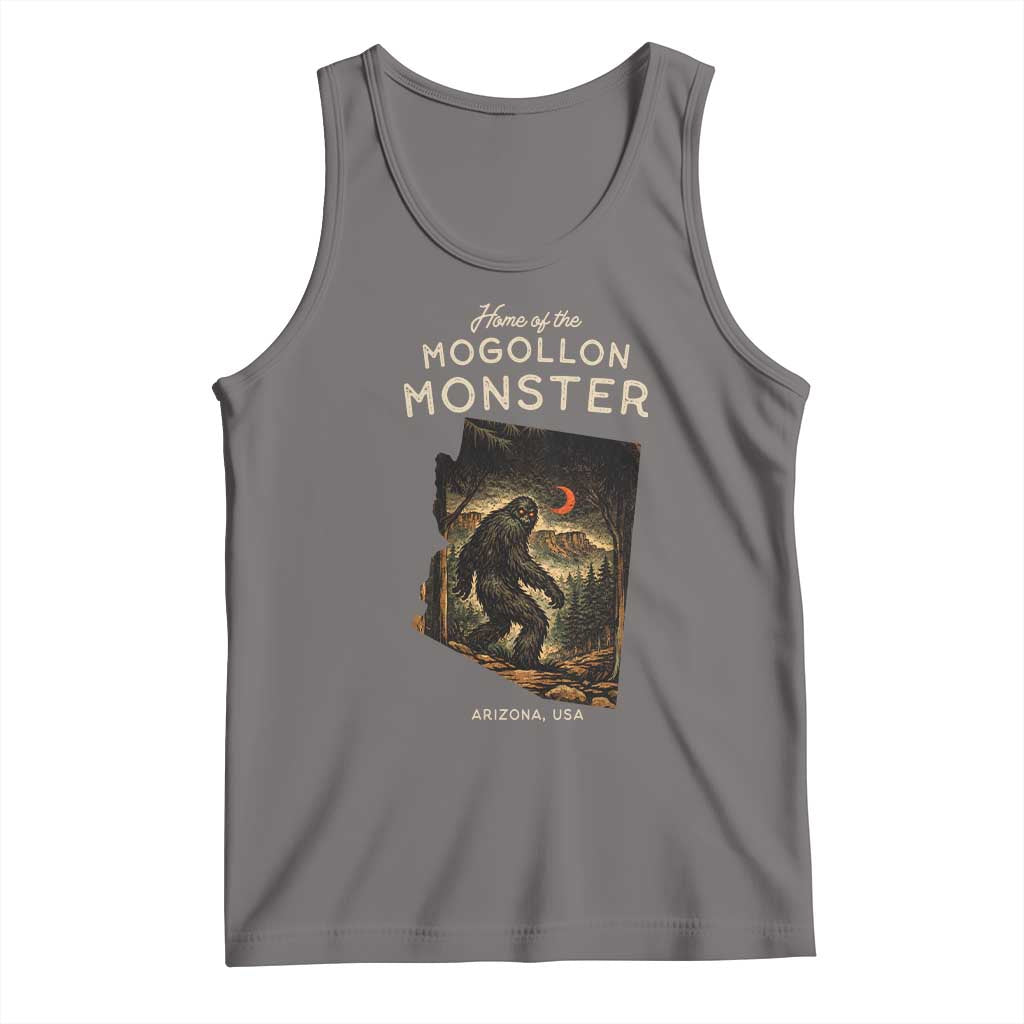 Mogollon Monster Arizona Tank Top Home Of The Cryptid Lover TS12 Deep Heather Print Your Wear