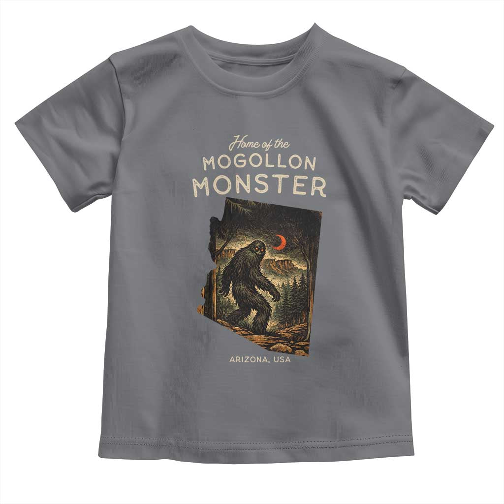 Mogollon Monster Arizona Toddler T Shirt Home Of The Cryptid Lover TS12 Charcoal Print Your Wear