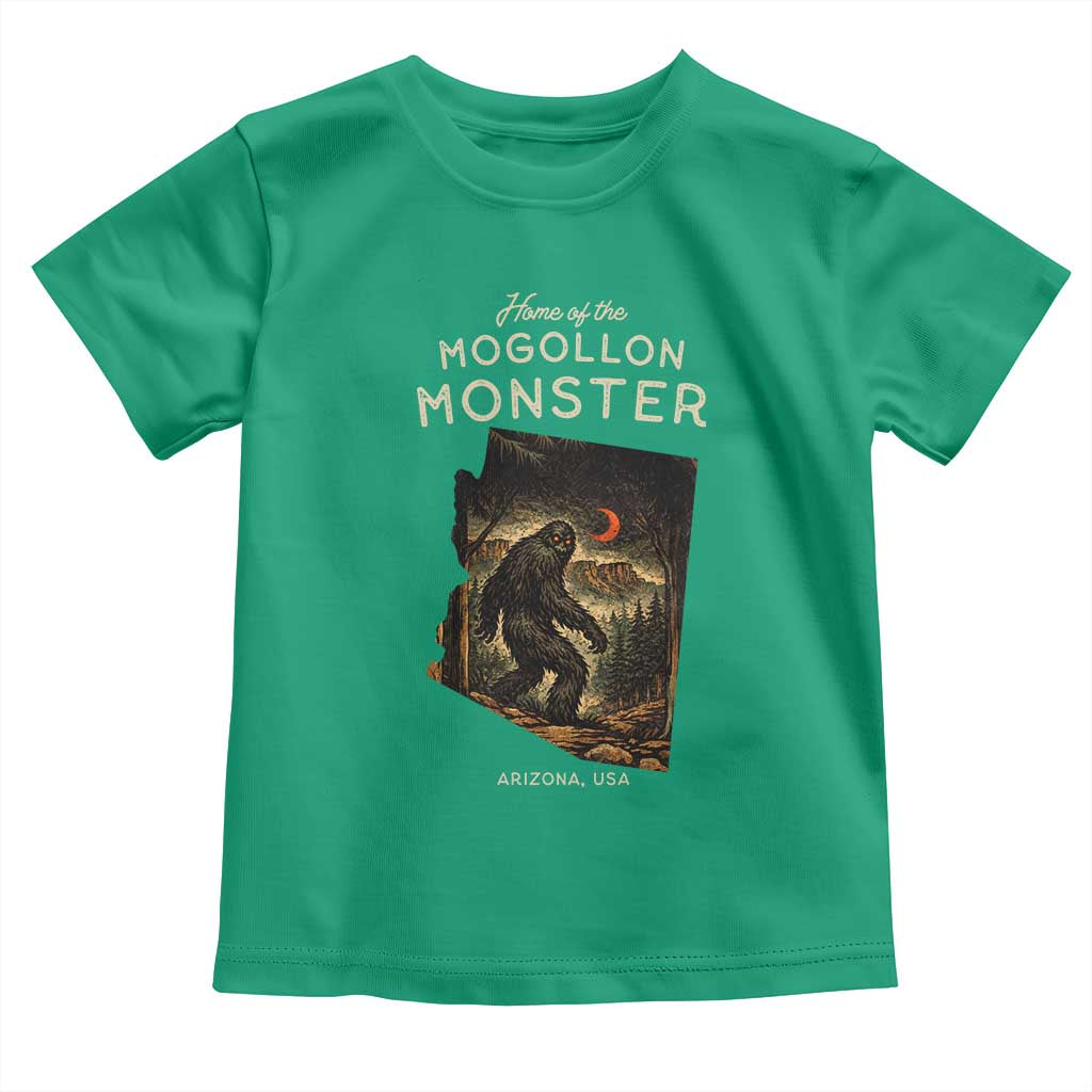 Mogollon Monster Arizona Toddler T Shirt Home Of The Cryptid Lover TS12 Irish Green Print Your Wear