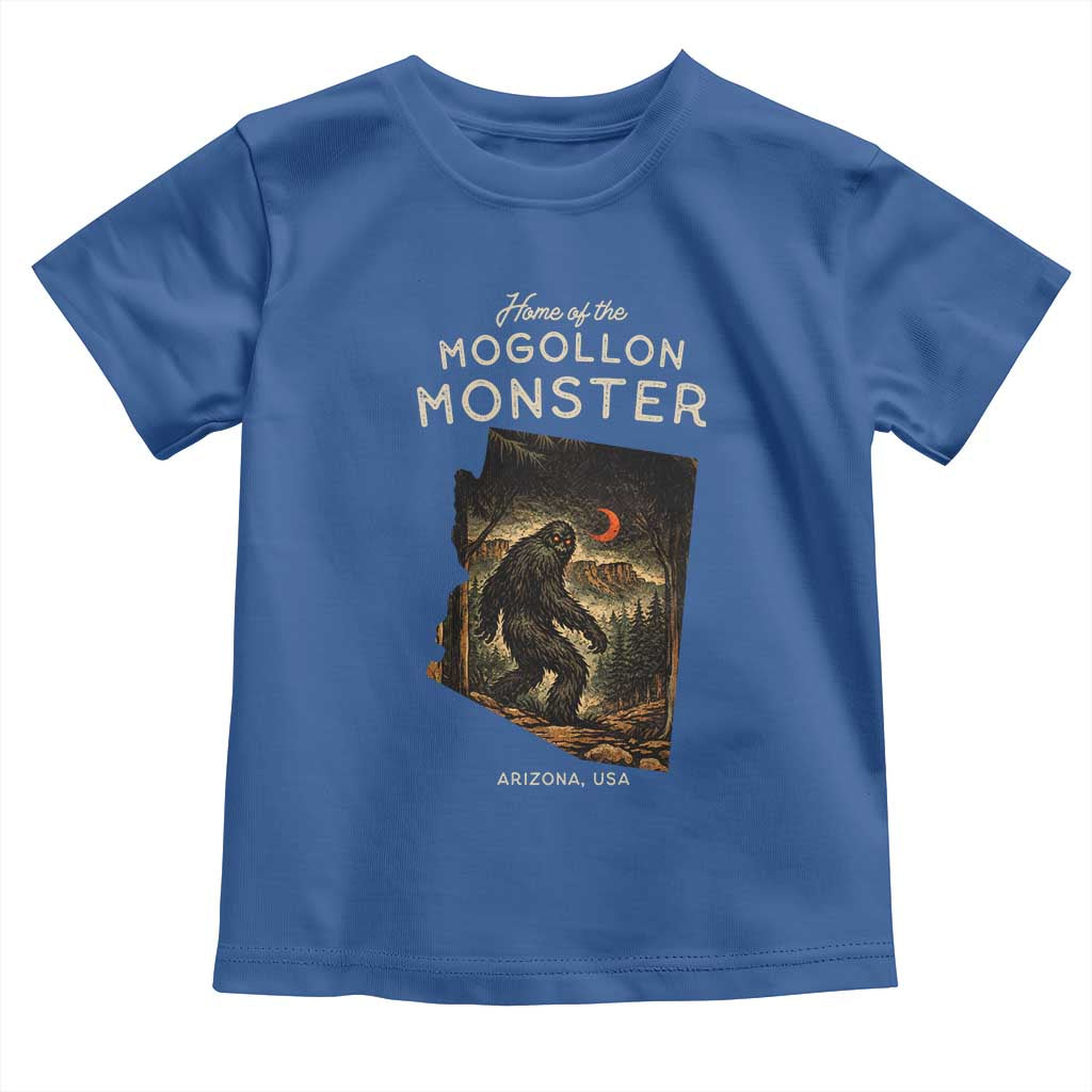 Mogollon Monster Arizona Toddler T Shirt Home Of The Cryptid Lover TS12 Royal Blue Print Your Wear
