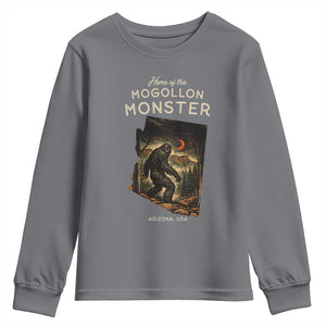 Mogollon Monster Arizona Youth Sweatshirt Home Of The Cryptid Lover TS12 Charcoal Print Your Wear