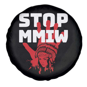 Indigenous Women Awareness Spare Tire Cover Stop MMIW Red Handprint Graphic TS12 Print Your Wear