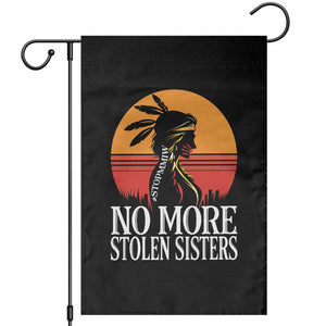 MMIW Awareness Garden Flag No More Stolen Sisters Native American Gift TS12 Black Print Your Wear