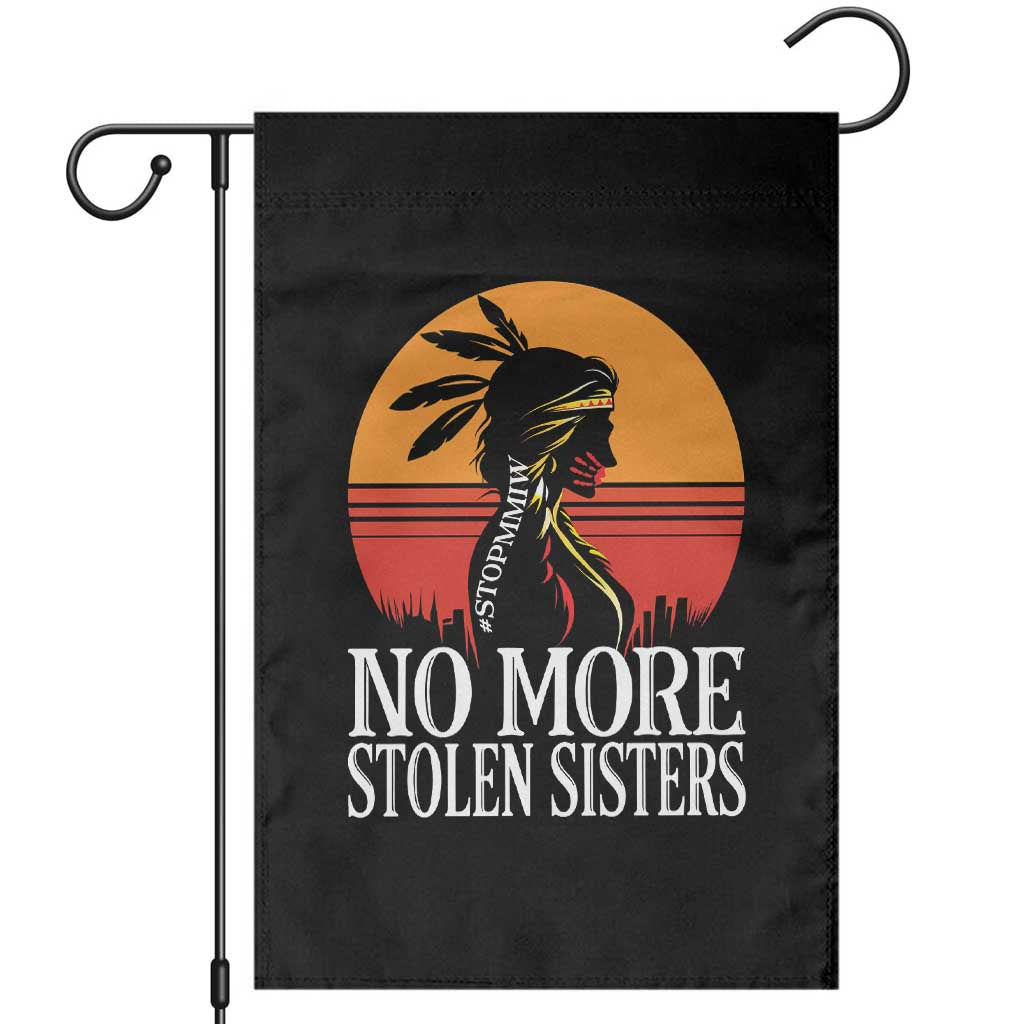 MMIW Awareness Garden Flag No More Stolen Sisters Native American Gift TS12 Black Print Your Wear