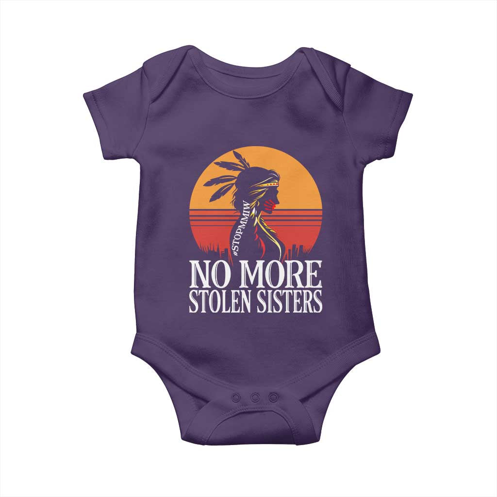 MMIW Awareness Baby Onesie No More Stolen Sisters Native American Gift TS12 Purple Print Your Wear