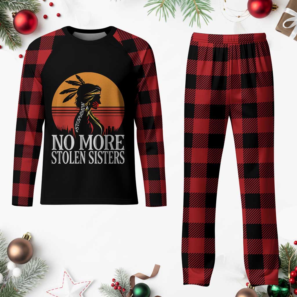 MMIW Awareness Plaid Pajama Set No More Stolen Sisters Native American Gift TS12 Buffalo Plaid Print Your Wear
