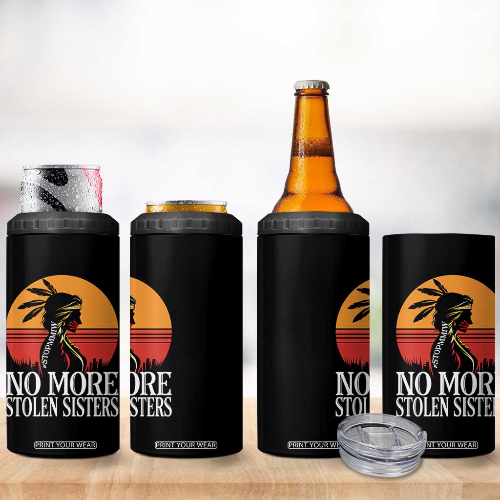 MMIW Awareness 4 in 1 Can Cooler Tumbler No More Stolen Sisters Native American Gift TS12 Print Your Wear