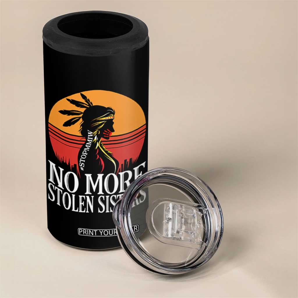 MMIW Awareness 4 in 1 Can Cooler Tumbler No More Stolen Sisters Native American Gift TS12 Print Your Wear