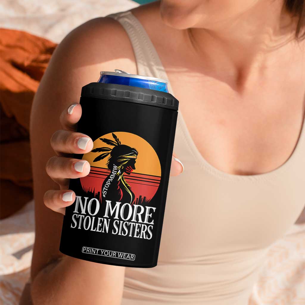 MMIW Awareness 4 in 1 Can Cooler Tumbler No More Stolen Sisters Native American Gift TS12 Print Your Wear
