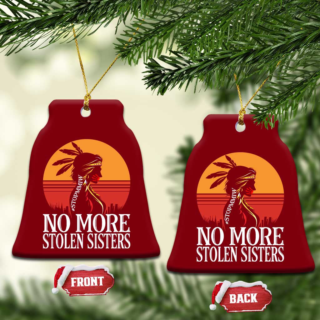 MMIW Awareness Ceramic Ornament No More Stolen Sisters Native American Gift TS12 Print Your Wear