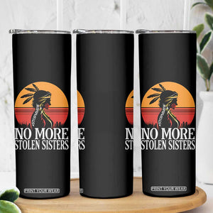 MMIW Awareness Skinny Tumbler No More Stolen Sisters Native American Gift TS12 Print Your Wear