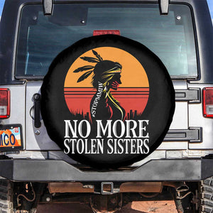 MMIW Awareness Spare Tire Cover No More Stolen Sisters Native American Gift TS12 No hole Black Print Your Wear